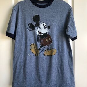 Heather blue Mickey Mouse t shirt